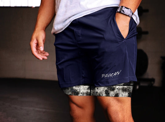 Peachy Athletic - Kinesis Compression Liner Shorts - Malevolent Grunge