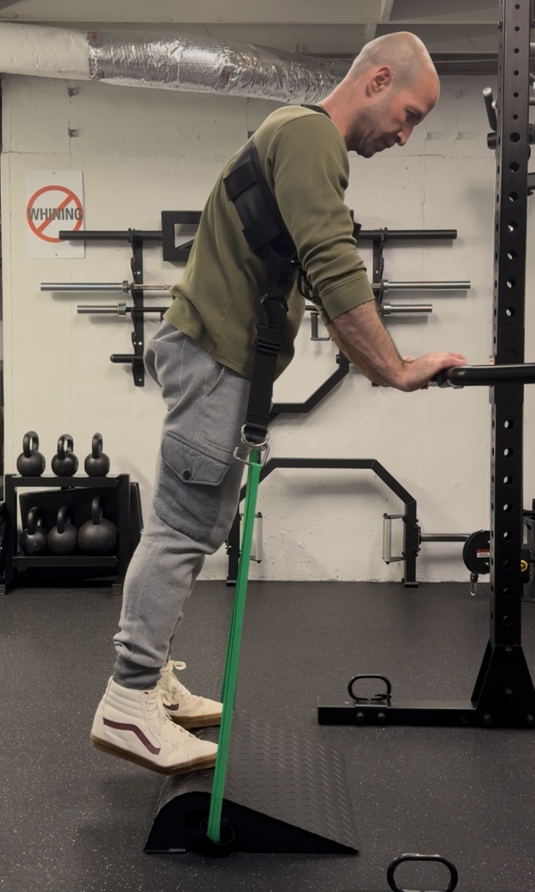 Squat Harness - Ripped Ramp 2.0: Steel Squat Wedge Ramp with Band Integration