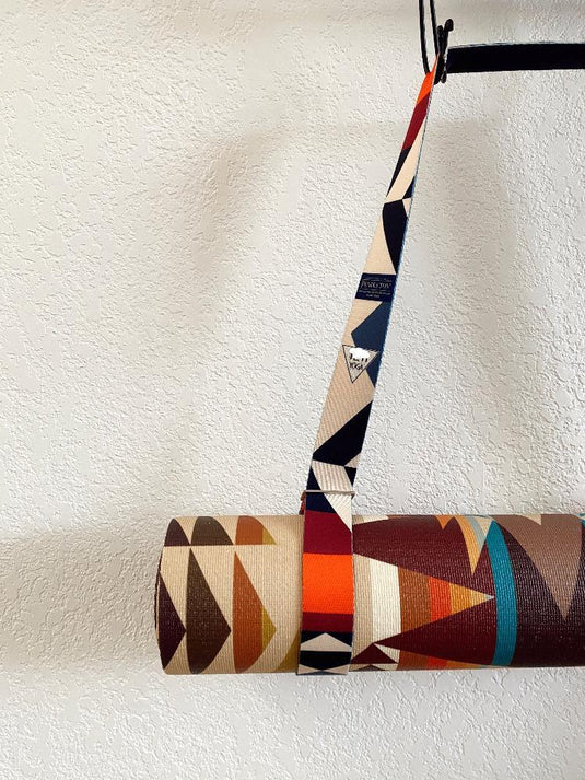 Yune Yoga - Yoga Strap Pendleton Fire Legend