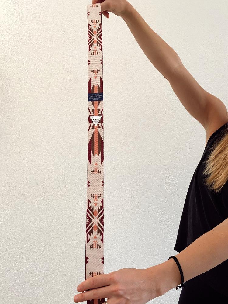 Load image into Gallery viewer, Yune Yoga - Yoga Strap Pendleton White Sands
