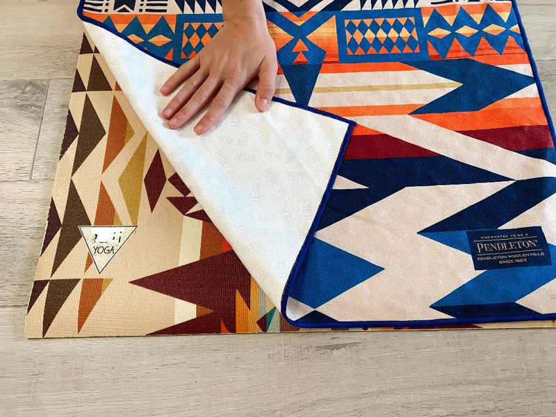 Load image into Gallery viewer, Yune Yoga - Yoga Towel Pendleton Fire Legend
