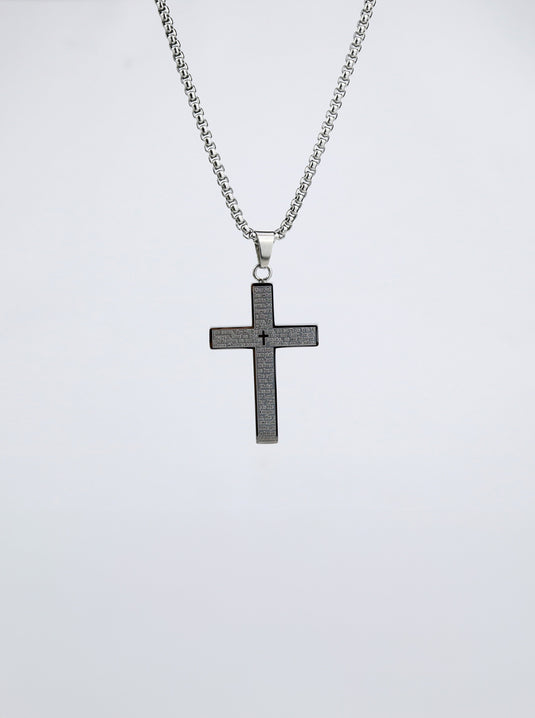 HolStrength - Lord's Prayer Cross Pendant Necklace