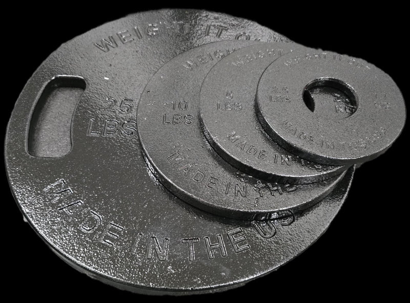Load image into Gallery viewer, Weight It Out - Cast Iron Machined Weight Plate Sets
