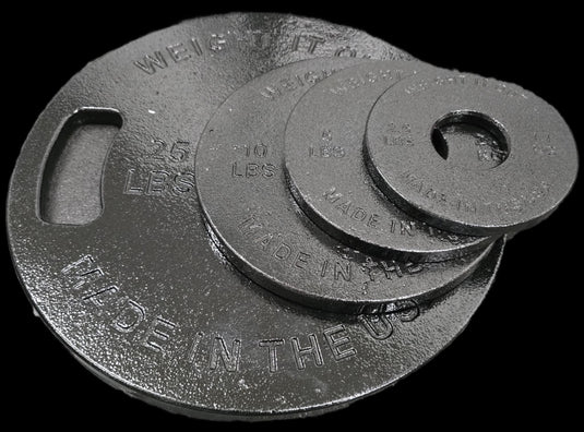 Weight It Out - Cast Iron Machined Weight Plate Sets