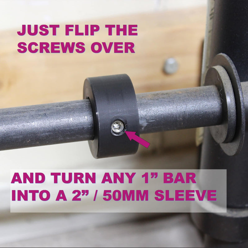 Load image into Gallery viewer, Weight It Out - Olympic to Standard Bar Plate Adapter (2-inch to 1-inch)
