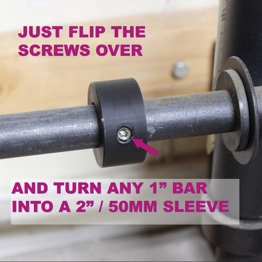 Weight It Out - Olympic to Standard Bar Plate Adapter (2-inch to 1-inch)