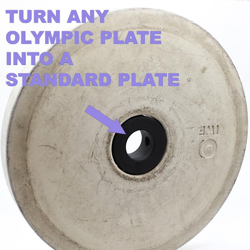Load image into Gallery viewer, Weight It Out - Olympic to Standard Bar Plate Adapter (2-inch to 1-inch)
