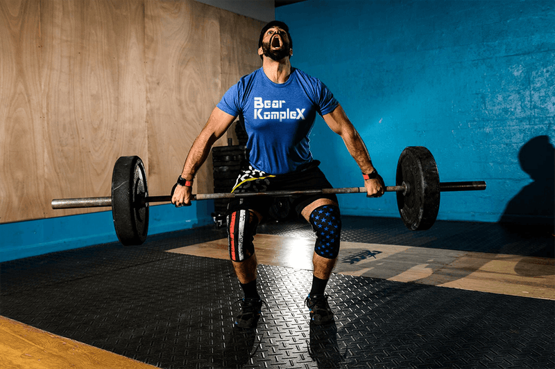Load image into Gallery viewer, Bear KompleX - Bear KompleX Knee Sleeves - Stars &amp; Stripes
