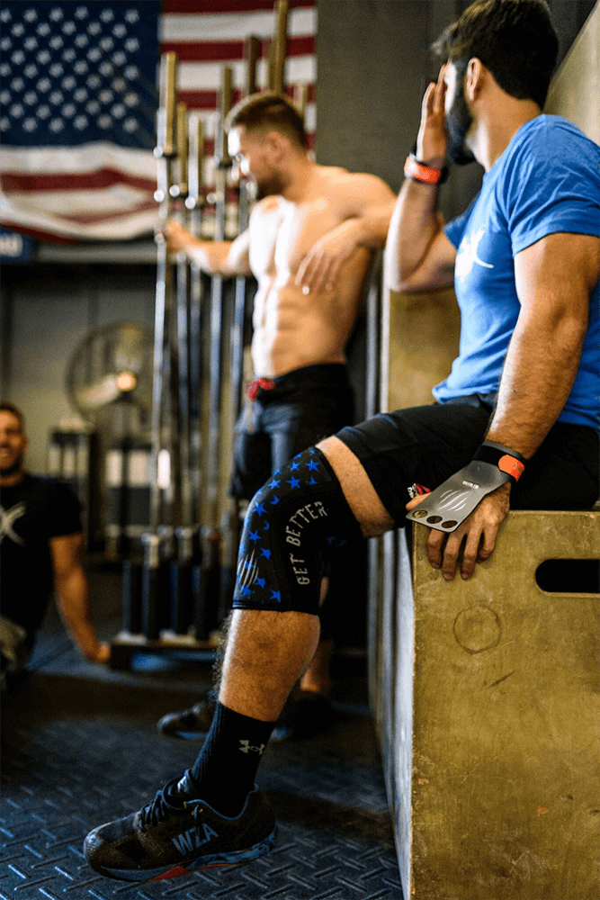 Load image into Gallery viewer, Bear KompleX - Bear KompleX Knee Sleeves - Stars &amp; Stripes
