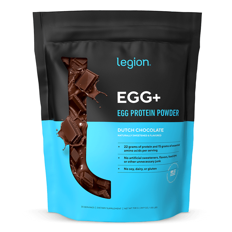 Load image into Gallery viewer, Legion Athletics Egg+ Egg White Protein Powder - 24g egg white protein per serving, naturally sweetened
