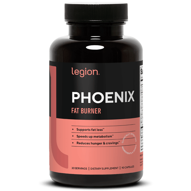 Load image into Gallery viewer, Legion Athletics Phoenix Fat Burner with caffeine, L-tyrosine, naringin, hesperidin, 5-HTP, and Capsimax
