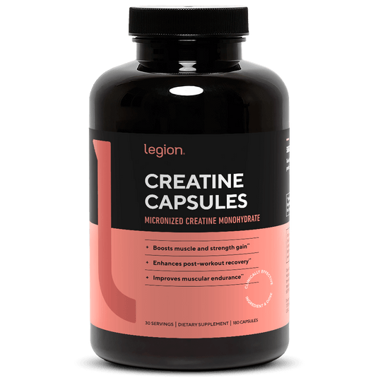 Legion Athletics - Micronized Creatine Monohydrate Capsules