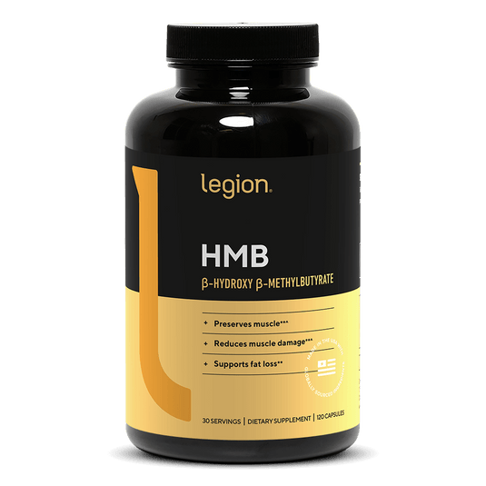 Legion Athletics HMB - 3g HMB (beta-hydroxy beta-methylbutyrate) per serving for muscle recovery support