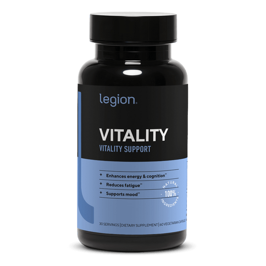 Legion Athletics Vitality wellness supplement bottle - alt