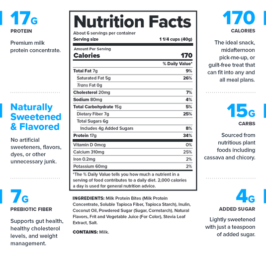 Legion Protein Cereal supplement facts panel