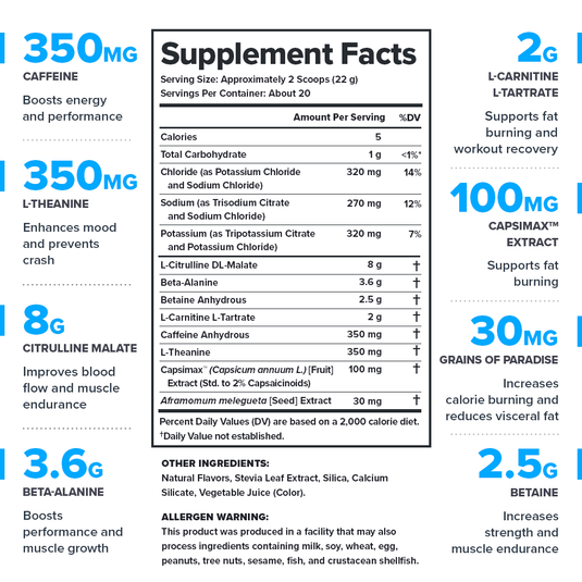 Legion Athletics - Pulse Burn Thermogenic Pre-Workout