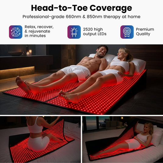 iReliev - FullGlow™ 360 Full Body Red Light & Near Infrared Bag - Red Light Therapy