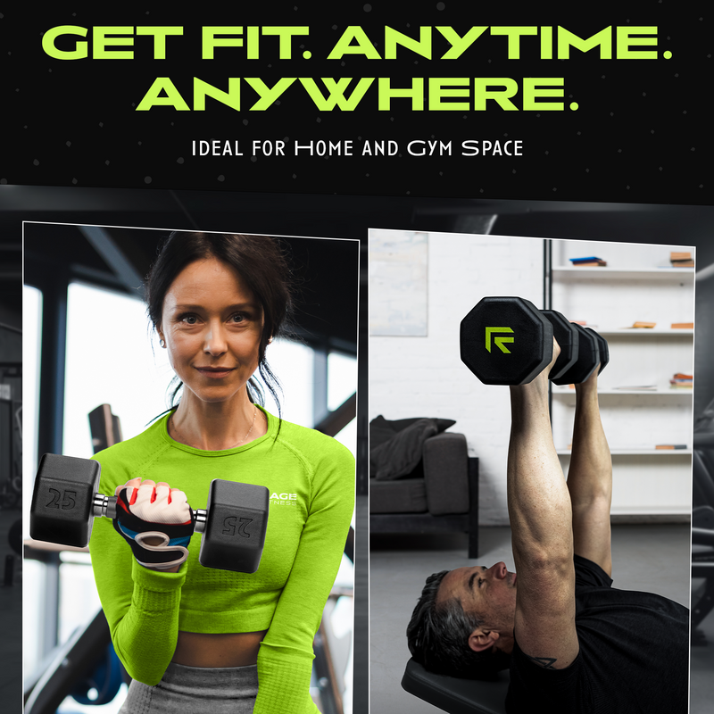 Load image into Gallery viewer, Rage Fitness - Octo Rubber Dumbbell (sold individually)
