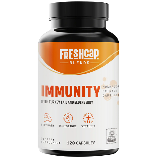 FreshCap Mushrooms - Immunity Blend Capsules, 120 count