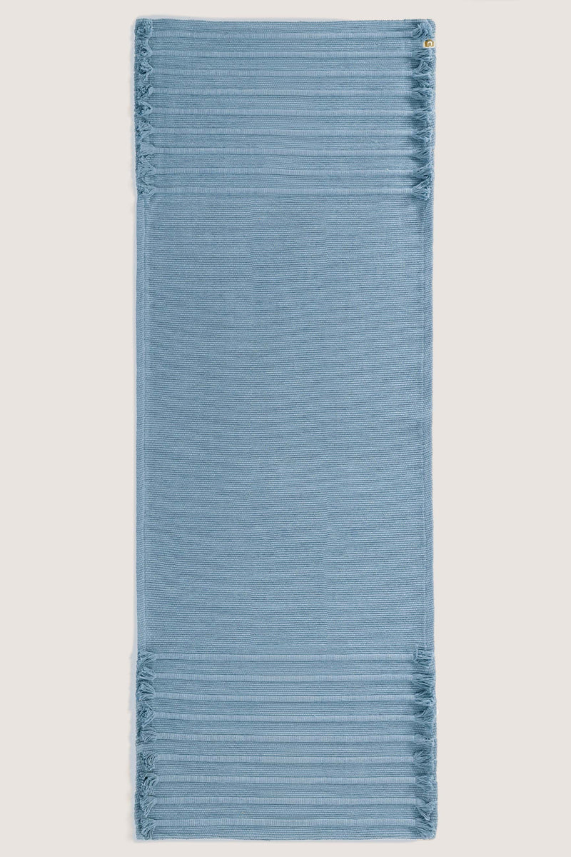 Load image into Gallery viewer, Oko Living - Indigo Moon - Naturally Dyed Herbal Yoga Mat
