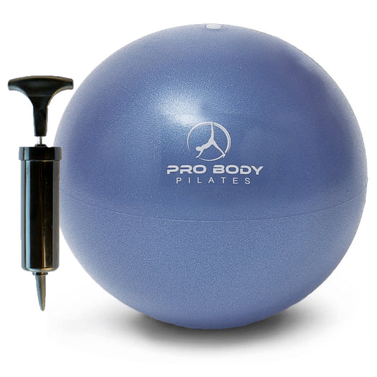 ProBody Pilates - 9 Inch Small Exercise Ball for Stability, Barre, Pilates, Yoga, and Balance (with Pump)