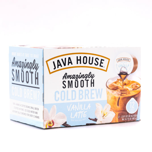 Java House - Latte Cold Brew Coffee Pods French Vanilla