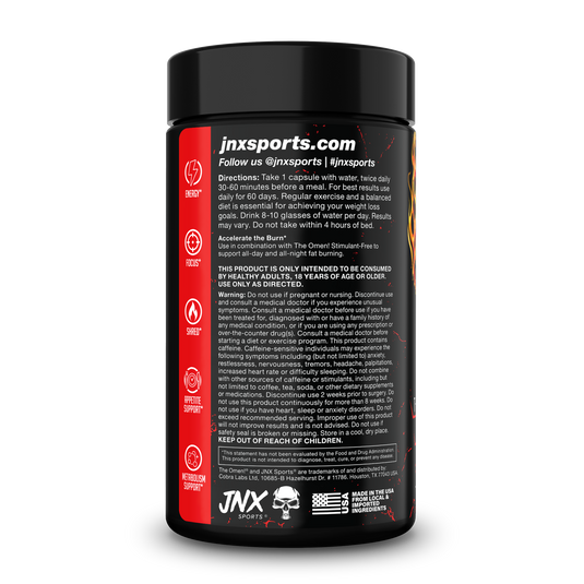 JNX Sports - The Omen! Fat Burner