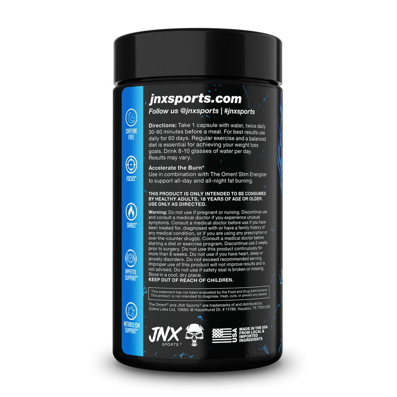 Load image into Gallery viewer, JNX Sports - The Omen! Stim-Free Fat Burner
