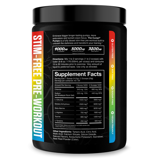 JNX Sports - The Curse! Stim-Free Pump