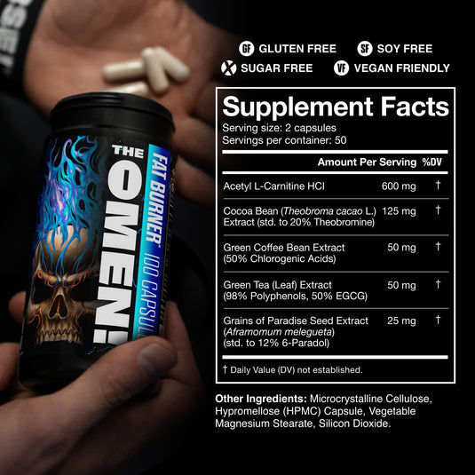 JNX Sports - The Omen! Stim-Free Fat Burner