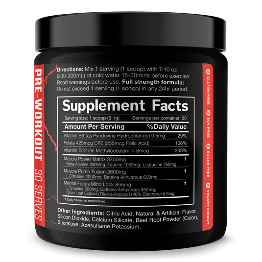 JNX Sports - The Shadow! Pre-Workout