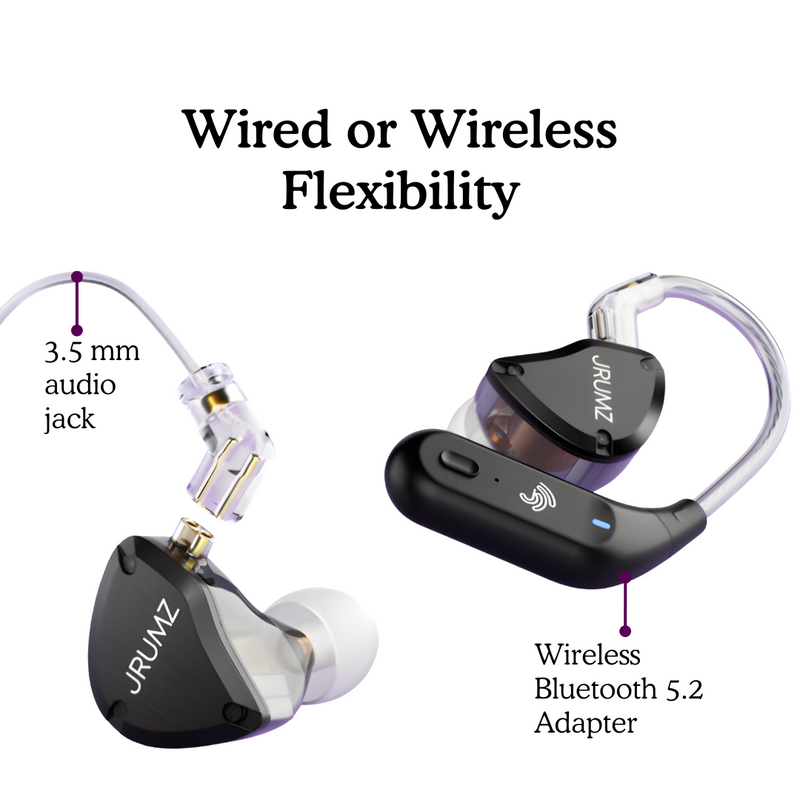 Load image into Gallery viewer, Jrumz Expression XP02: Wireless in-Ear Monitor Premium Earbuds

