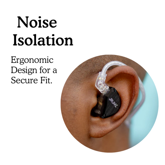 JRUMZ - Expression XP01: Wired Earbuds, In-Ear Monitor Headphones