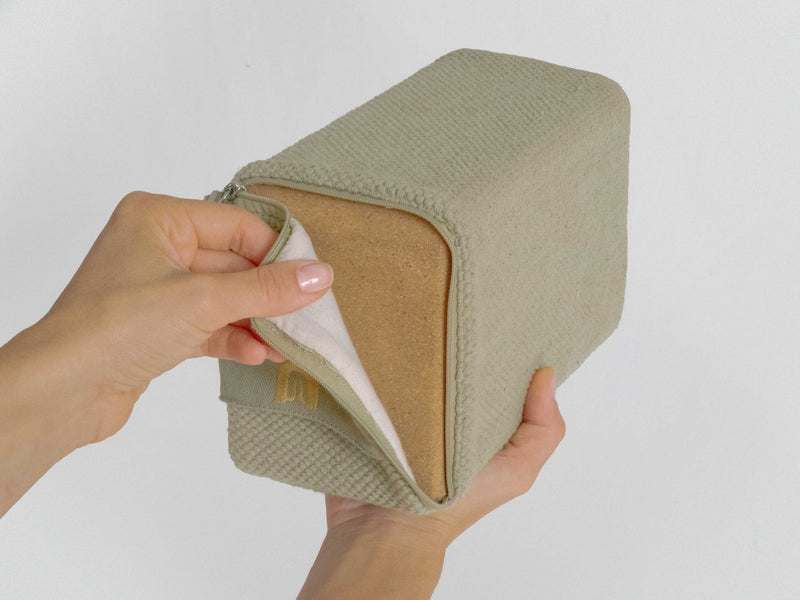 Load image into Gallery viewer, Yoga Block - Naturally Dyed Organic Cotton
