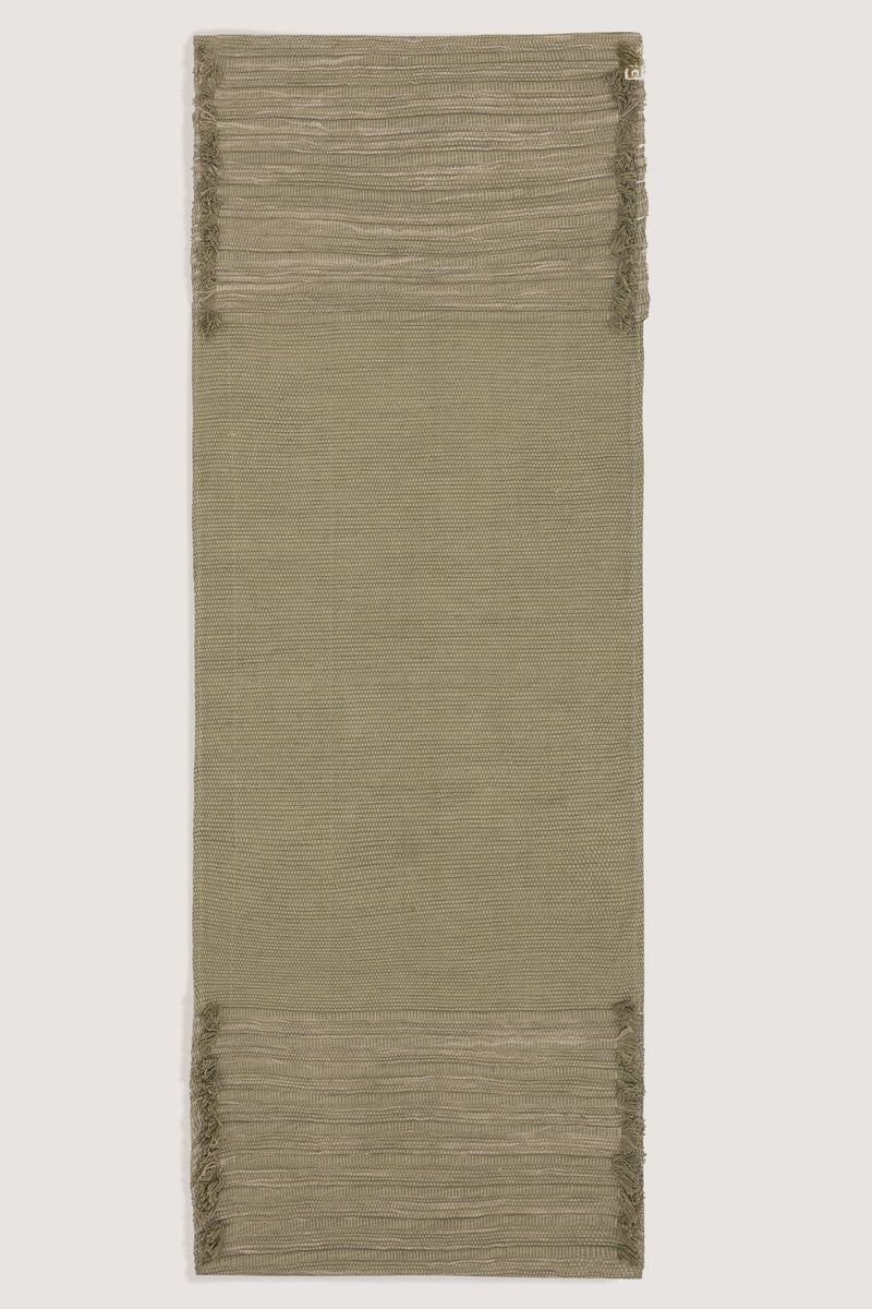Load image into Gallery viewer, Oko Living - Jade &amp; Jute - Naturally Dyed Herbal Yoga Mat

