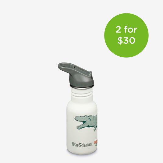 Klean Kanteen - 12oz Kid's Classic with Flip Seal Sport Cap