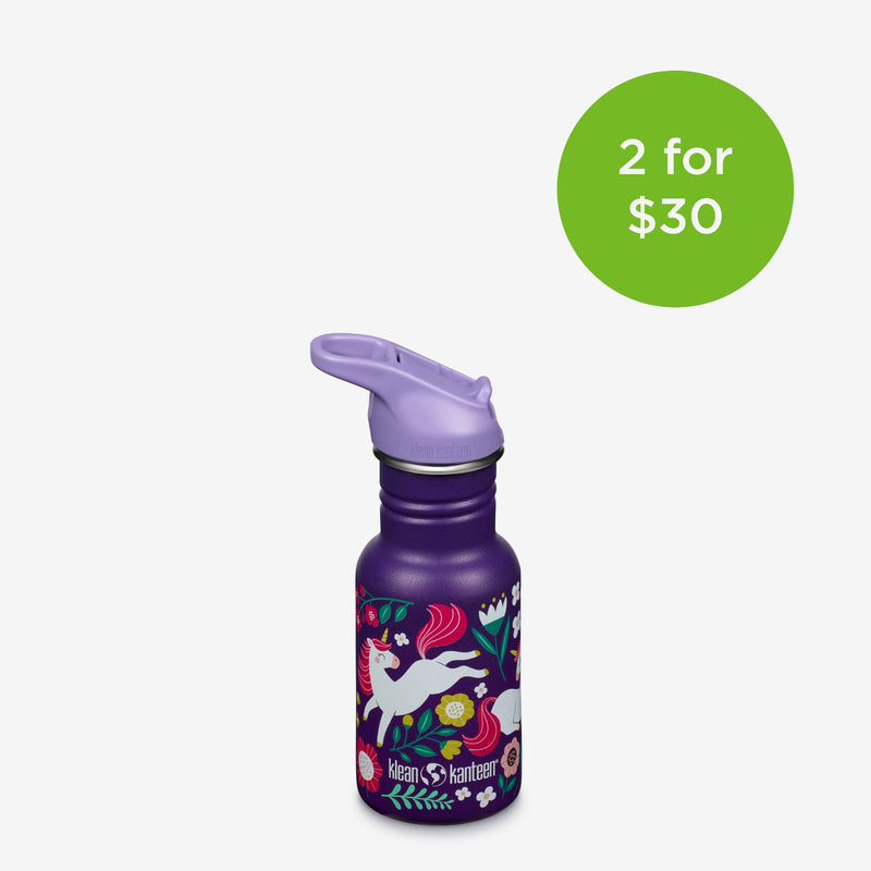 Load image into Gallery viewer, Klean Kanteen - 12oz Kid's Classic with Flip Seal Sport Cap
