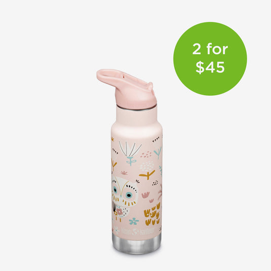 Klean Kanteen - 12oz Kid's Classic with Flip Seal Sport Cap