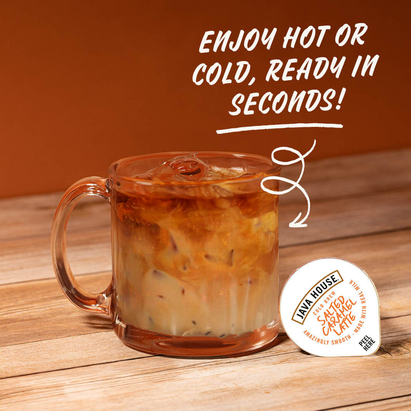Load image into Gallery viewer, Java House - Latte Cold Brew Coffee Pods Salted Caramel
