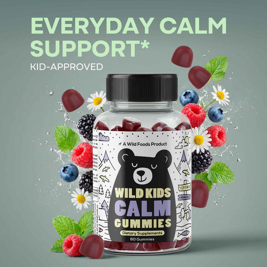 Wild Foods - Kids Calm Gummies - Vitamins & Supplements