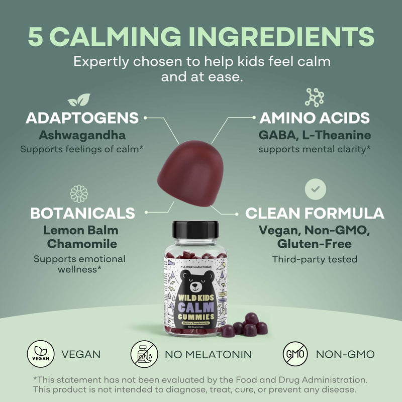Load image into Gallery viewer, Wild Foods - Kids Calm Gummies - Vitamins &amp; Supplements
