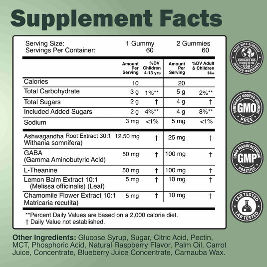 Wild Foods - Kids Calm Gummies - Vitamins & Supplements