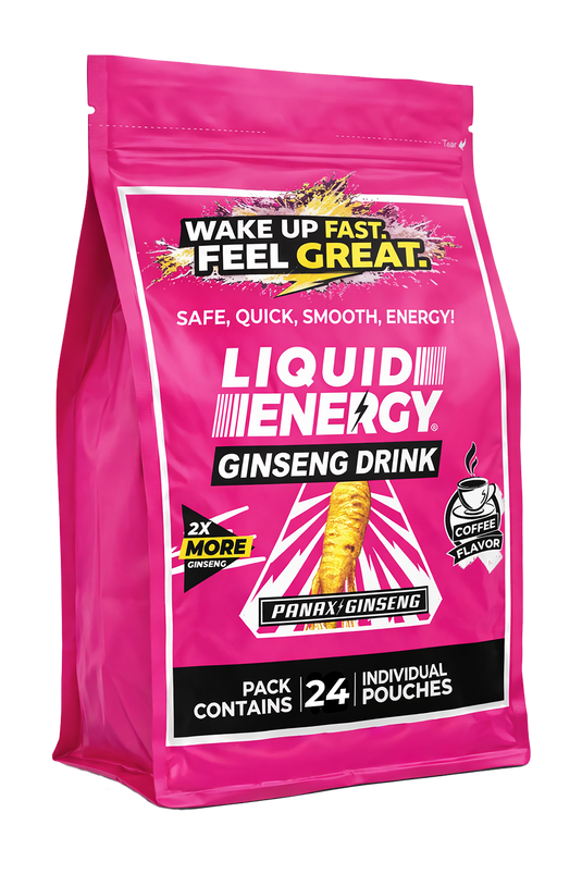Vital 4U - Liquid Energy Ginseng Drink Original Coffee - 24 Pack - $1.66 Each Savings Price