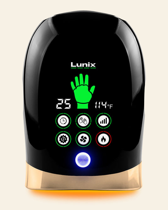 Lunix - LX30 Rolling Hand Massager Charcoal Black