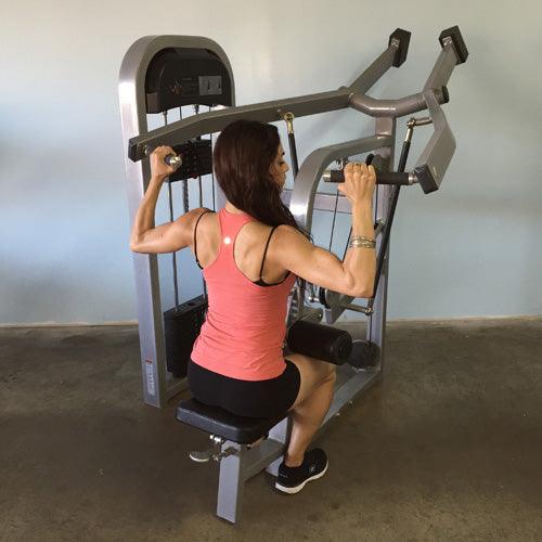 Load image into Gallery viewer, Muscle D Fitness - Classic Lat Pulldown - Adjustable Seated - Pin Selectorized
