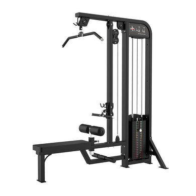 Muscle D Fitness - Excel Lat Pulldown/Low Row Combo - - Selectorized Multi Function Machine