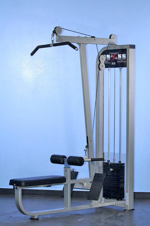 Muscle D Fitness - Dual Function Lat-Low Row Combo - Seated - Pin Selectorized - Commercial Grade