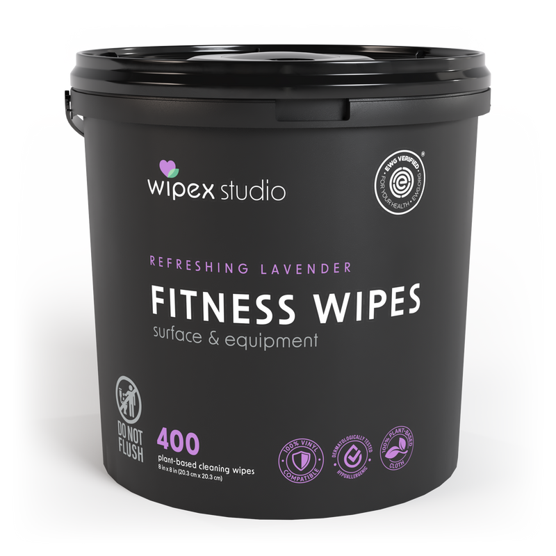 Load image into Gallery viewer, Wipex Co. - Wipex 400ct Natural Gym Wipes for Fitness Equipment | Portable Dispensing Bucket or Refill | Plant-Based
