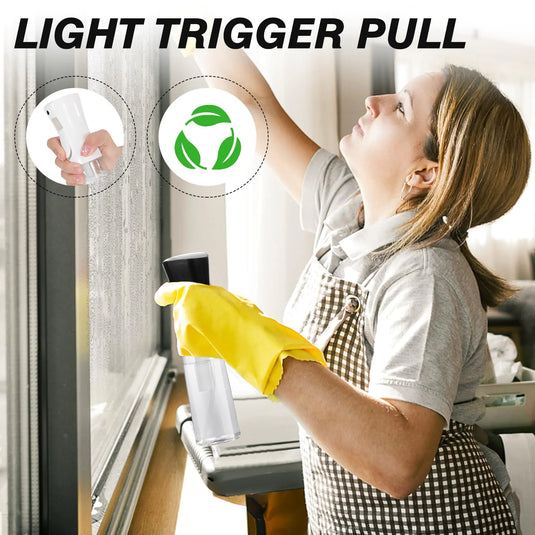 Anti Spier - Continuous Spray Bottle for Hair (10.1oz/300ml) 2 Pack Home Essentials Spray Bottles For Cleaning Empty Ultra Fine Water Mister Sprayer For Hairstyling Garden Plants Curly Hair Perfume Etc