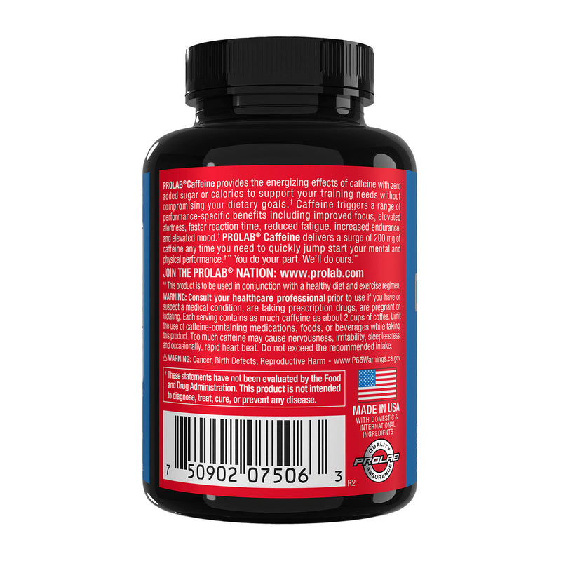 Load image into Gallery viewer, Prolab Nutrition - Caffeine Energy Support, Zero Calories, Reduced Fatigue, Extra Strength Energy 200mg

